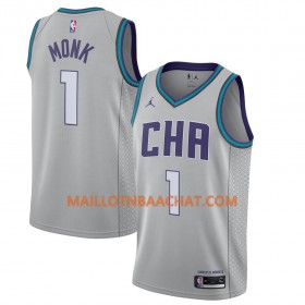 Maillot NBA Charlotte Hornets Malik Monk 1 Jordan Brand 2019-20 City Edition Swingman - Homme
